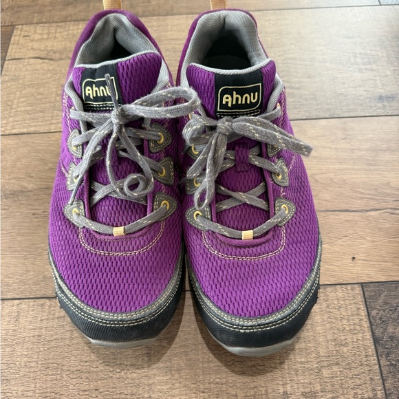 Ahnu Purple and Gray Athletic Shoes - Picture 1 of 5